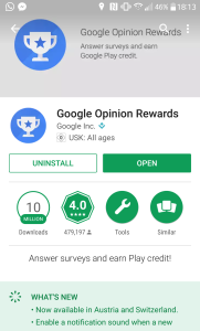 Google Opinion Rewards: An easy way to get Playstore credits
