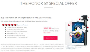 Honor 6X: Special Valentine’s Deal!